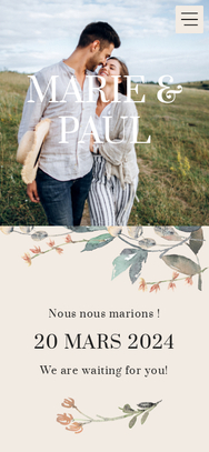 Thème Rustic Vines